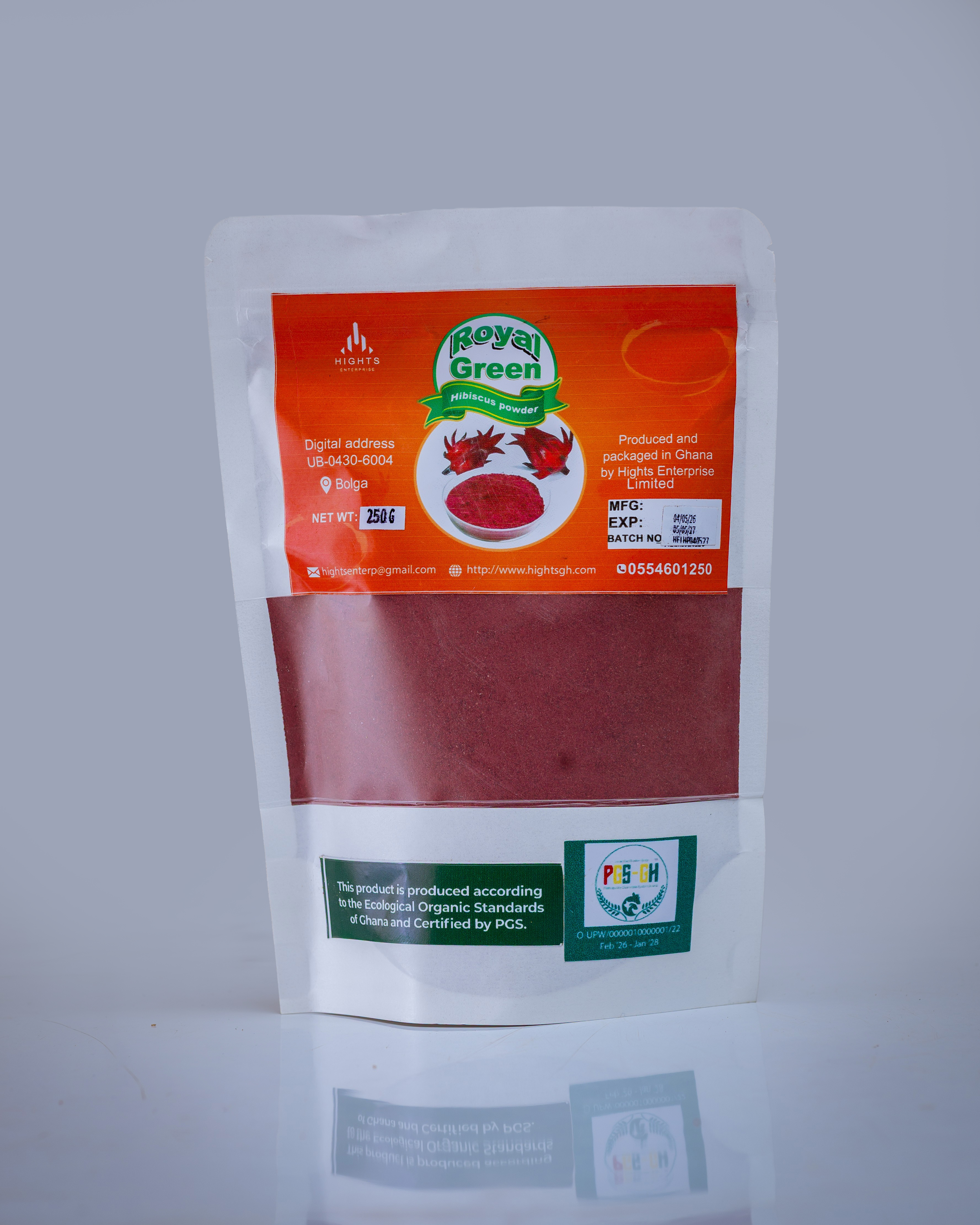 Royal Green Hibiscus Powder