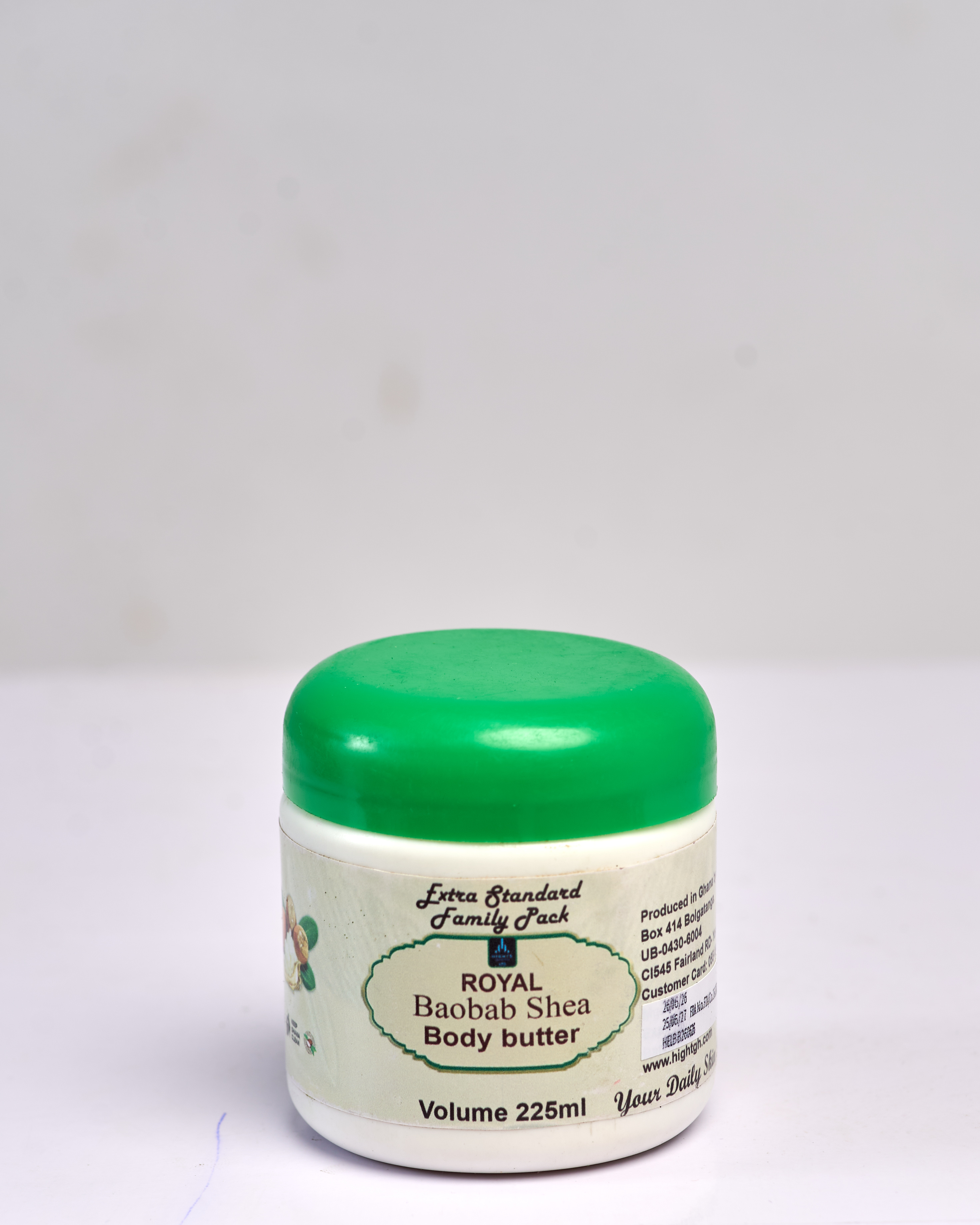 Royal Baobab Shea Body Butter (225g)